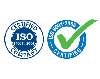 ISO 9001:2008 & 14001:2004 Certified Company
